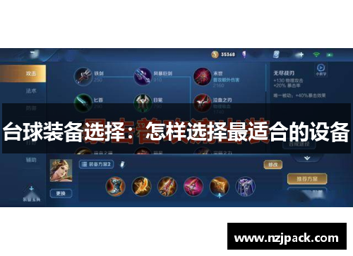 台球装备选择：怎样选择最适合的设备